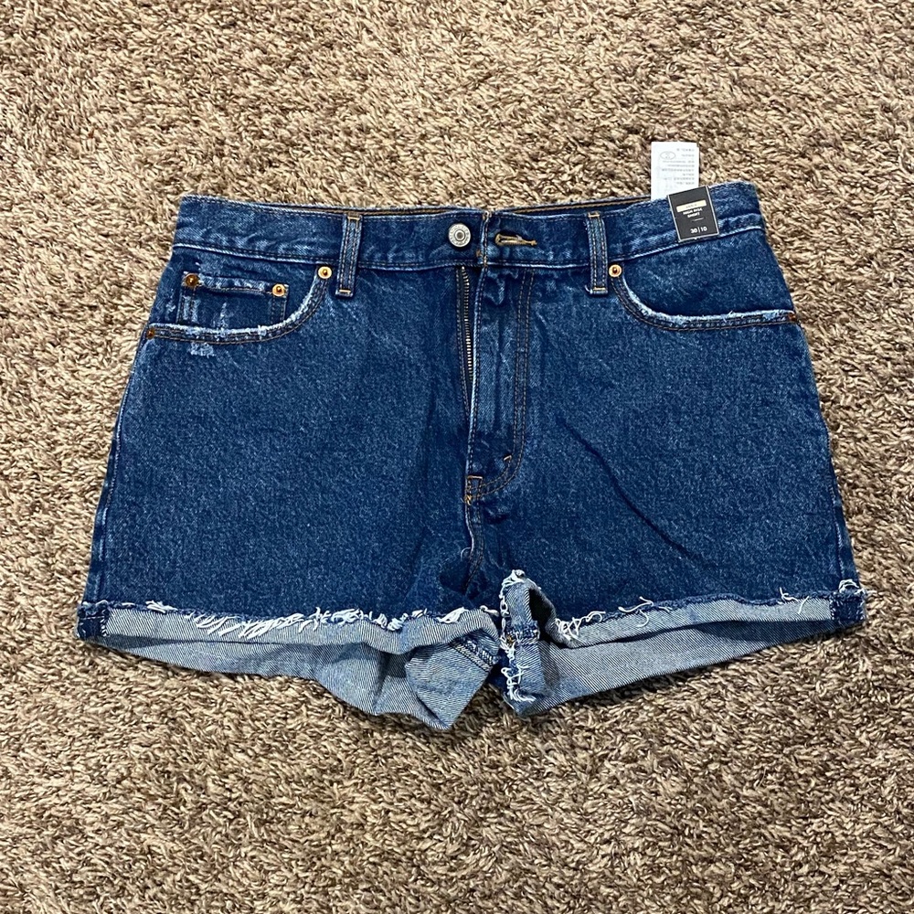 NWT Abercrombie & Fitch High Rise Denim Shorts